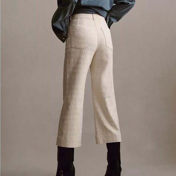 THE SKIPPER- HIGH RISE CROPPED WIDE LEG - Picture 2 of 7